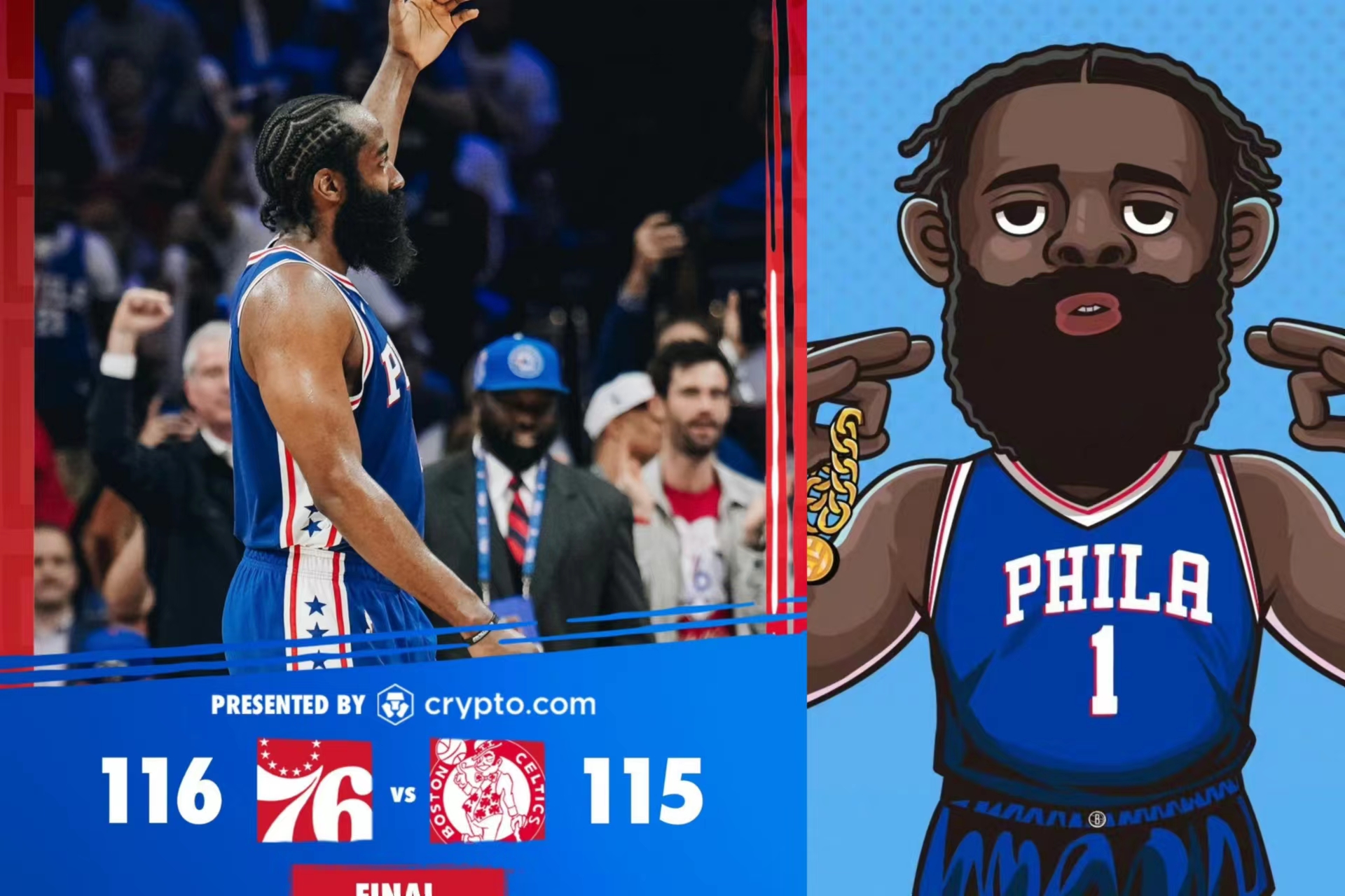 76ers Harden-lore Celtics